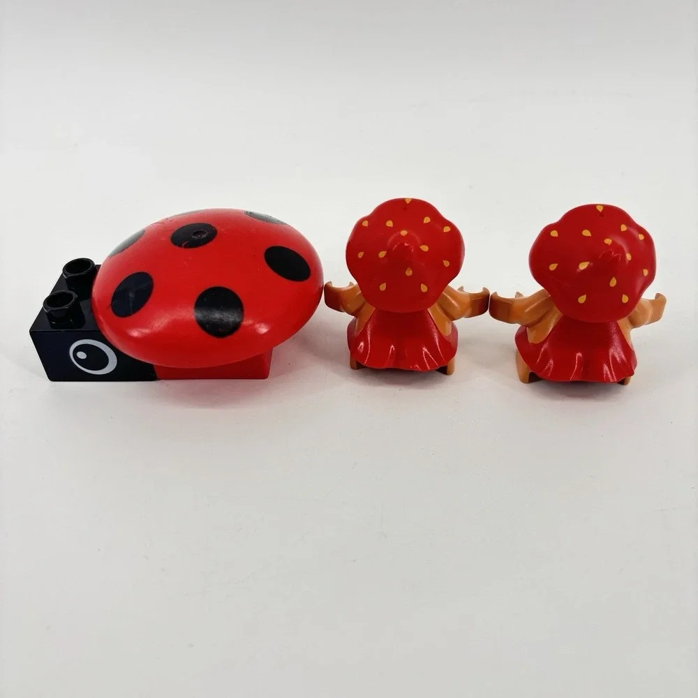 Lego Duplo Little Forest Friends (2) With Duplo Ladybug Rare
